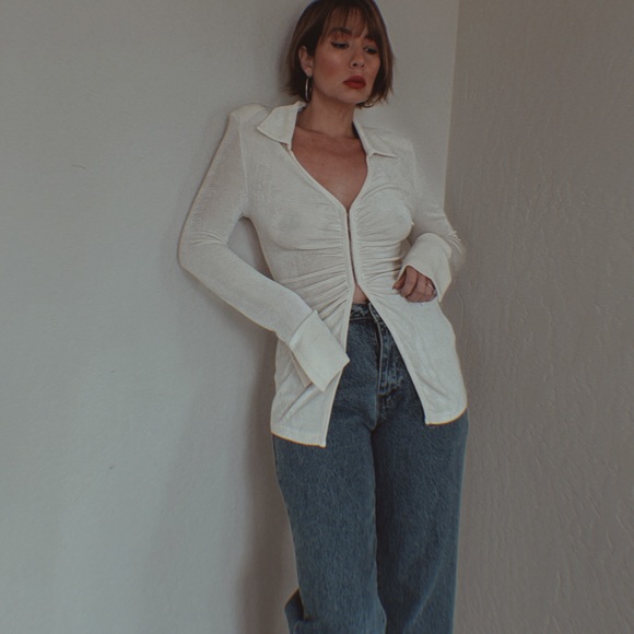 Slinky split hem top - Picture 5 of 8